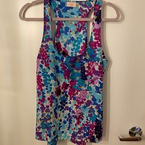 Love... ady Women's Floral Tank with pocket